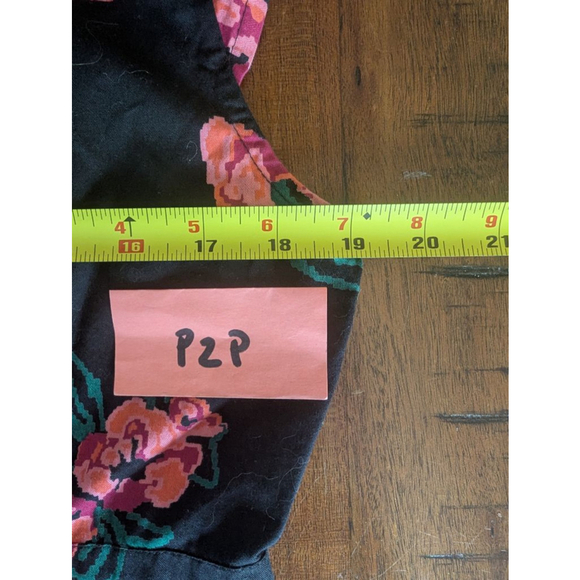 Mata Traders 100% Cotton Fit & Flare Floral Dress Women's L Fair Trade Romantic - Picture 9 of 10